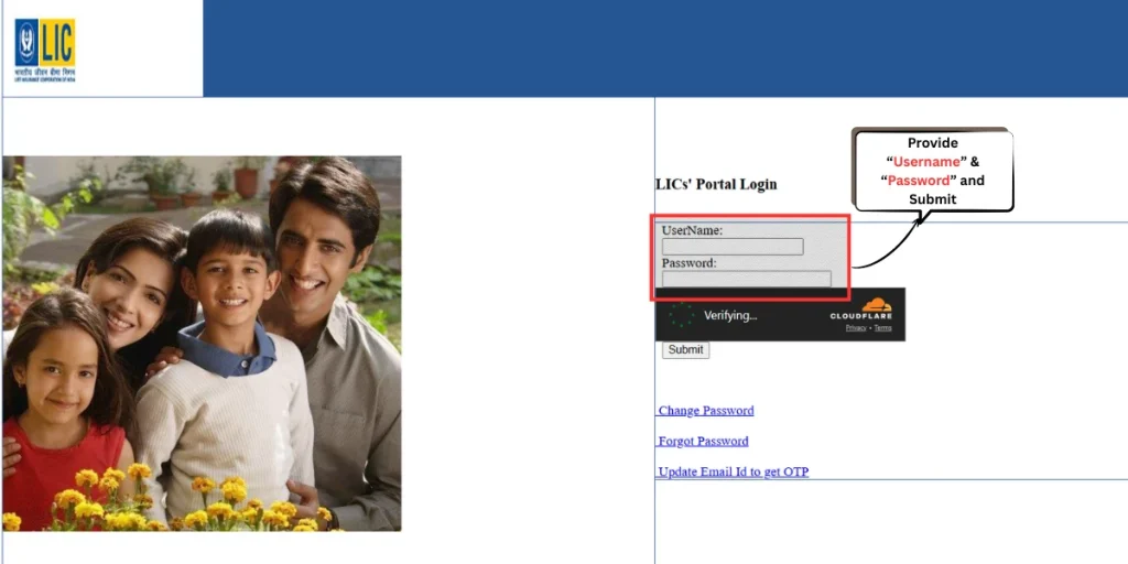 LIC Merchant Login